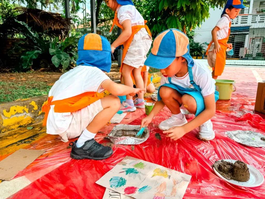 Children building future‑ready skills through hands‑on play, teamwork, and problem‑solving.